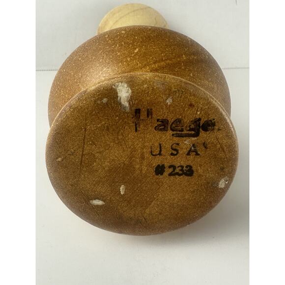 Haeger Art Pottery Golden Brown Glaze Bud Vase 9" MCM Vintage USA - Picture 5 of 6